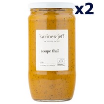 KARINE & JEFF 타이 태국 즉석스프 780ml, 2팩