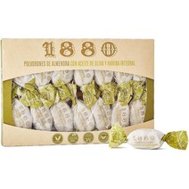 1880 1880년 올리브오일 아몬드 폴보론 투론 개별포장 310g 1팩, 1개