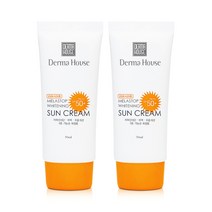 더마하우스 화이트닝 썬크림 50ml /미백 주름개선 3중기능성 SPF50+PA+++, 2개