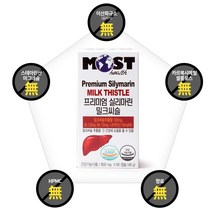 밀크씨슬 실리마린 ALT AST 리버케어 밀크시슬 영양제 간비타민 밀키씨슬 40 50대 간건강 밀크씨슬추출물 SILYMARIN 1통60