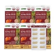 [간건강 장건강] GNM 건강한 간 밀크씨슬 생유산균 / 프로바이오틱스 실리마린, 30정, 6개