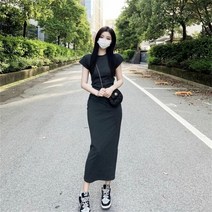 Z3JC 미니멀한 디자인으로 고급스러움이 돋보이는 슬림핏 여름입니다. 여성 롱원피스