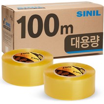 신일 대용량 박스테이프 100M * 48mm 5개, 30개