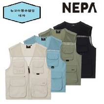 네파 이월 출시가 119 000원 (40%) 높은 수납력과 가벼운 착장감으로 다양한 아웃도어 활동에 활용 가능한 남성 호보스 메쉬 베스트-7I31441