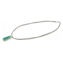 [박씨상방] 고급 도자기청자 금꽃직사각 세줄 목걸이