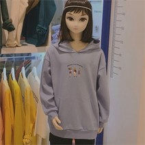 [에꼴리에] GD01 오버핏 걸프랜즈 후드티 21c5451