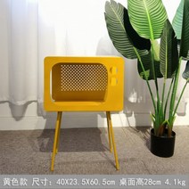 빈티지 미니 철재 레트로 협탁 장식장 틈새 테이블 서랍장 코너 거실 심플디자인, S