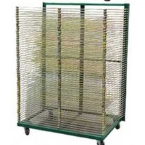 실크인쇄 건조대 종이 판 프린트 진열 켄트지 철 수납랙, 25단 (층 하중 5-7kg)