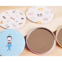 민스리빙 원형 손거울, 100개, 랜덤발송