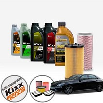 E클래스 W212 E300 (M272) 가솔린 킥스파오 5w20 5w30 5w40 합성엔진오일 8통 흡기 오일필터 KPT-138 cs07006, G1 5W30 가솔린 필터포함