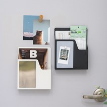 프랑코 스마트 메일 포켓 2colors (마스크 차키 보관함), 색상:블랙, 단품