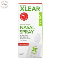 Xlear Xylitol Saline Nasal스프레이Fast Relief 22ml, 1개