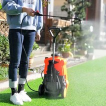 농약 분무기 미세분사 살포기 농사 노즐 부품, 02. 16L12A 리튬 배터리 트레일러 거치대 포함, 1개