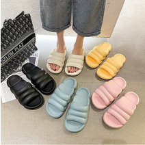 뚱카롱 푹신푹신 무소음 거실 슬리퍼 층간소음방지 임산부 산후조리원 실내화