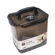 락앤락 손잡이 김치통 숨쉬는 에어벨브 물김치 배추김치 깍두기 김장 용기 5L