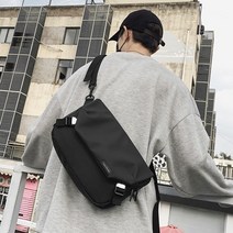 스트릿 코디 매치 캐주얼 메신저백