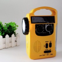 자가발전 라디오 손전등 후레쉬 랜턴 태양열 핸드 크랭크 수신기 캠핑 날씨 생존 알람, 없음