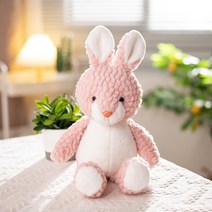 애착인형 소프트 긴다리 핑크버니 베어 코끼리 유니콘 봉제 동물 귀여운 인형 선물, 01 see description, 08 sit 25cm rabbit