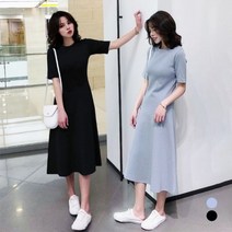 코디 반팔 A라인 데일리 청순 직장인 여름휴가 여성 ORD-06 데이트룩 원피스 하객룩