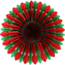 페이퍼휠 45cm 레드/그린, 레드