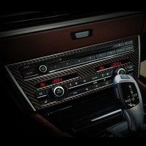 BMW 5시리즈 F10 리얼카본 패널 오디오 공조기 아이드라이브 기어테두리 패널, B TYPE (기어 스위치)