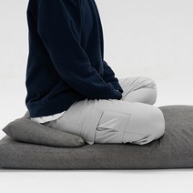 온리품 체스솜 목화솜 천연염색 대방석 명상방석 108배방석 절방석(솜포함) 70X70 60X90 70X110, 10수-숯색, 목화 솜