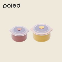 폴레드 도자기 이유식용기 250ml+400ml 2종세트(컬러선택), 블루베리잼250ml, 버터크림400ml, 블루베리잼250ml/버터크림400ml