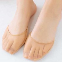 비바 뮬 슬립온 슬링백 슈즈를 위한 발끝 양말 X 2개입