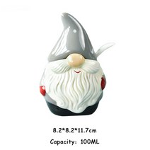 북유럽 산타 클로스 접시 커트레이 티팟 설 크리스마스 음식 트레이, 5.E