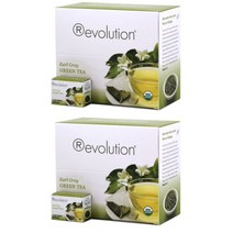 레볼루션 얼그레이 그린티 30티백 2팩 Revolution Tea