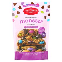 미스 존스 베이킹 100% Whole Grain Monster Cookie Mix 10.57 oz 300 g, 2kg