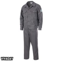 AJ-60회색작업복 상하의, 소(허리30)