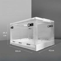 애완 동물 분무 상자 분무기 산소 흡입 기침 접이식 통기성 고양이 케이지 개, L(9kg이내)