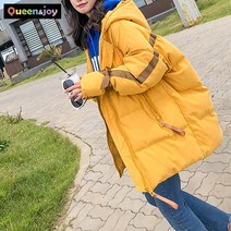 퀸앤조이 리본포인트 하프 패딩 점퍼***판매자 SSK무역***