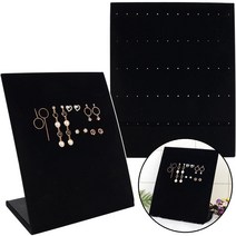 지크라운 벨벳 귀걸이 거치대 아크릴거치대 귀걸이진열거치대