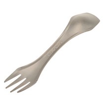 Lixada-3 인 1 티타늄 스푼 포크 나이프 야외 미니 초경량 칼 캠핑 조리기구 하이킹 피크닉 주방