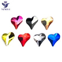 yanruo 20pcs 6x7mm 네일 아트 스위트 하트 크리스탈, 6x7mm 사파이어