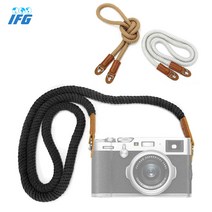 IFG 카메라 넥스트랩 로프스트랩 캐논 니콘 소니 삼성 올림푸스 파나소닉, 1개, 실버(75cm)