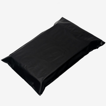 홍진포장 HDPE 택배봉투 검정 100장 택배포장지 사이즈 19종, 45 x 60cm - 100장 (장당157원)