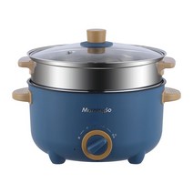 annalve 가정용 분리형 멀티쿠커 전기냄비 3L, 블루, 1개