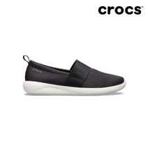 [크록스(CROCS)] [크록스] 여성 라이트라이드 메쉬 슬립온 블랙 205727-066