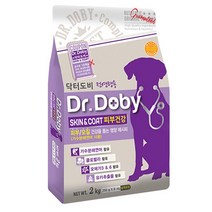 닥터도비 강아지 피부사료 스킨앤코트 2kg 노견 개 마르티즈 반려견 _0619EA, !D! 본상품선택