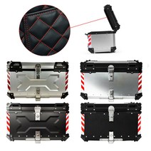 오토바이 알루미늄탑박스 65L 85L 가죽내피포함 스쿠터 배달통 배달대행용품, X 65L, 올실버