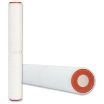 플리티드 필터 20인치 산업용 정밀여과필터 DOE타입, 1개, 플리티드 20인치 0.45M