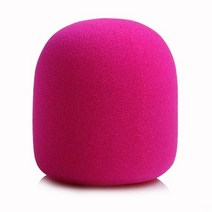 라이브 장비 유투브 7x3.5cm 블랙 마이크 윈드 스크린 폼 커버 두꺼운 스튜디오 인터뷰 노래방 DJ 용 팝 필터 10 색, [04] Red