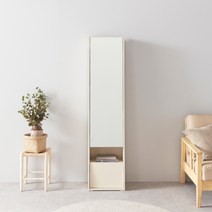 소티디자인 문라이트 전신거울 수납장 - 3color, 문라이트 전신거울 수납장 - 아이보리