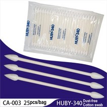 광접속기 10 봉지 많은 광섬유 커넥터 어댑터 클리너 HUBY340 먼지가없는 면봉 닦아 스틱 BB012 BB013 송료 무료, 없음, CA003