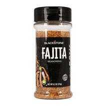 Blackstone 4229 S.P.G. 시즈닝-238.1g(8.4온스) 표준 블랙, Fajita Seasoning