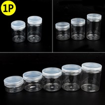 납작 플라스틱 투명 보관용기, 4.8cm - 130ml, 4.8cm - 130ml