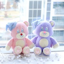 네온문 슬리피 테디 곰돌이 애착 인형 귀여운 곰 동물 안고자는 털 포근한 인형 선물, 슬리피테디(중형-핑크)